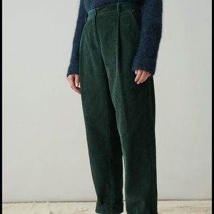 TOAST cord tapered trousers